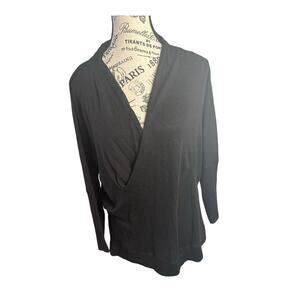 Knitted & Knotted Anthropologie Seren Wrapped Top